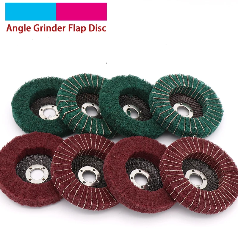 1pcs Dia 100mm Non-woven Polishing Grinding Disc Scouring Cloth Angle Grinder Flap Disc for Metal Wood Deburring Derusting
1pcs Dia 100mm Non-woven Polishing Grinding Disc Scouring Cloth Angle Grinder Flap Disc for Metal Wood Deburring Derusting