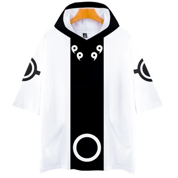 Naruto clothes Six immortals cos hot short-sleeved hooded T-shirt unisex couple love parent-child role-playing cosplay
Naruto clothes Six immortals cos hot short-sleeved hooded T-shirt unisex couple love parent-child role-playing cosplay