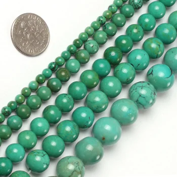 Gem-inside 4-25mm Dyed Color Round Old Turquoises Beads For Jewelry Making 15inches DIY Jewellery Necklace Bracelet Gift 
Gem-inside 4-25mm Dyed Color Round Old Turquoises Beads For Jewelry Making 15inches DIY Jewellery Necklace Bracelet Gift