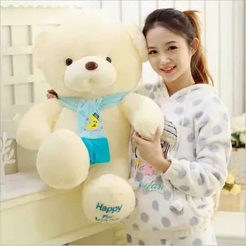 New large Lovely Plush Toy Teddy Bear with blue pink Scarf Doll for Christmas Gift
New large Lovely Plush Toy Teddy Bear with blue pink Scarf Doll for Christmas Gift