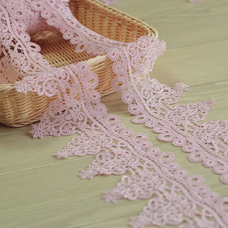 10cm wide-2yards/lot DIY Lace Craft Beautiful Venise Embroidered Lace Trim~Pink~Lovely~Wedding/Doll/Dress~
10cm wide-2yards/lot DIY Lace Craft Beautiful Venise Embroidered Lace Trim~Pink~Lovely~Wedding/Doll/Dress~