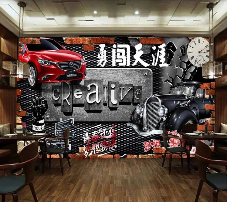 WDBH Custom photo 3d wallpaper Retro brick wall car broken out of the wall decor room 3d wall murals wallpaper for walls 3 d
WDBH Custom photo 3d wallpaper Retro brick wall car broken out of the wall decor room 3d wall murals wallpaper for walls 3 d