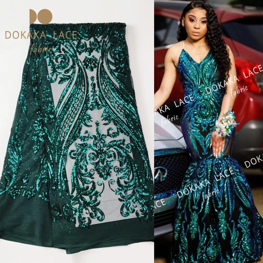 Green Sequins African French Net Lace Fabric For Nigeria Noble Lady Prom Dress Sewing Laces High Qulaity Classical Sequined Lace
Green Sequins African French Net Lace Fabric For Nigeria Noble Lady Prom Dress Sewing Laces High Qulaity Classical Sequined Lace