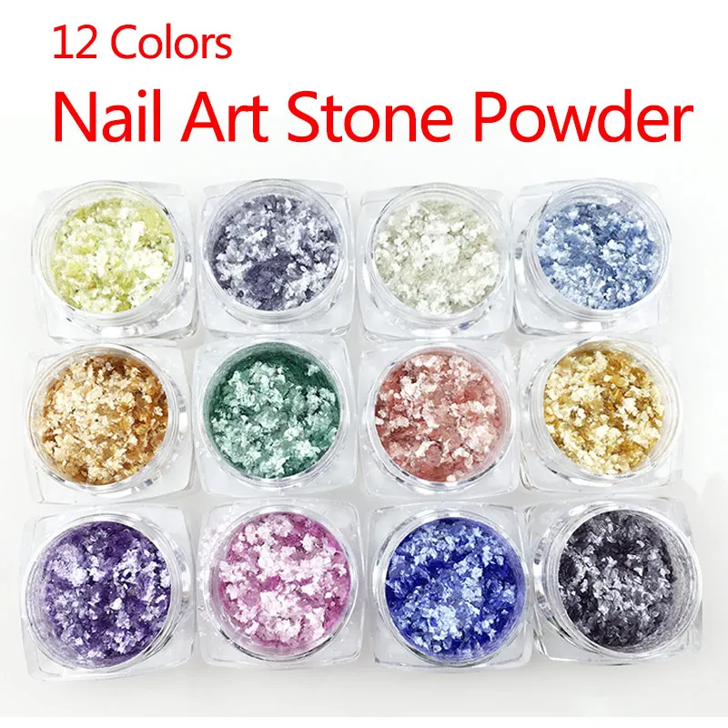 12 Colors 2g Marshmallow Cotton Candy Marble Stone Glitter Nail Powder Dust Sequins Manicure Nail Art 3D Decoration Nail Gel
12 Colors 2g Marshmallow Cotton Candy Marble Stone Glitter Nail Powder Dust Sequins Manicure Nail Art 3D Decoration Nail Gel