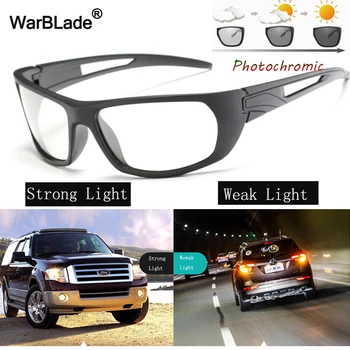 WarBLade Brand Intelligent Photochromic Sunglasses New Men HD Polarized Chameleon Discoloration Sun glasses For Men Gafes de sol
WarBLade Brand Intelligent Photochromic Sunglasses New Men HD Polarized Chameleon Discoloration Sun glasses For Men Gafes de sol