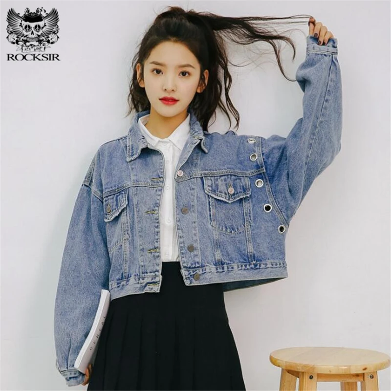 girls short denim jacket