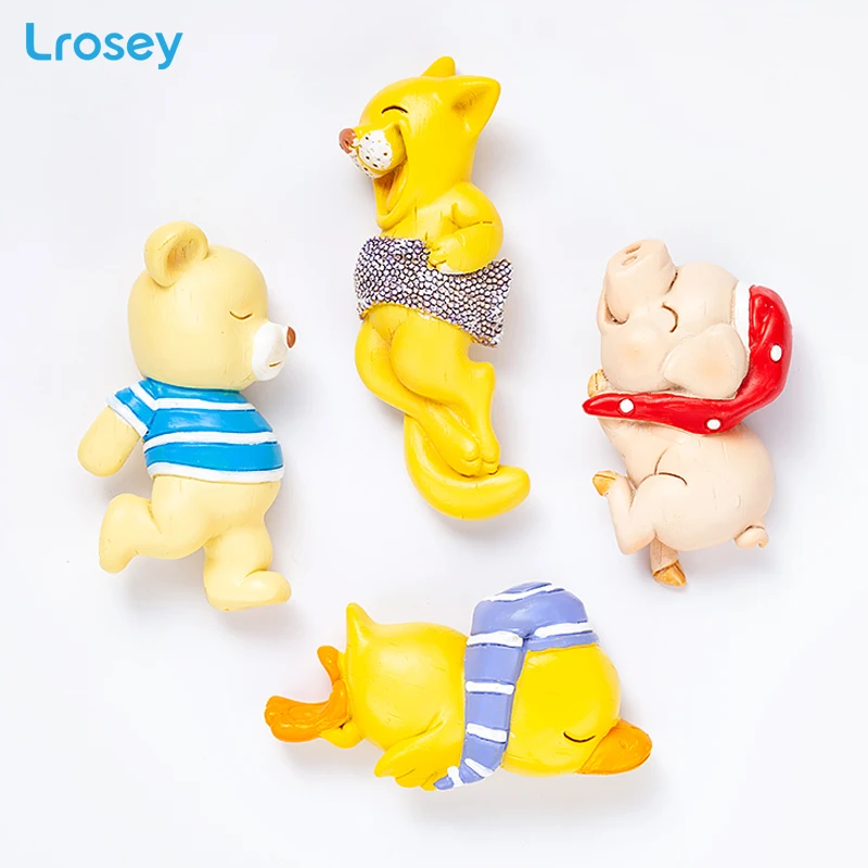 Cute Animal Fridge Magnets Sleeping Dreaming piglet duckling bear kitten resin refrigerator stickers Home Decor message holder
Cute Animal Fridge Magnets Sleeping Dreaming piglet duckling bear kitten resin refrigerator stickers Home Decor message holder