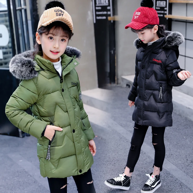 2019 Children's Winter Cotton Warm Jacke Cotton-padded Clothes Winter Jacket Warm Thick Fur Collar Hooded long down Winter Coat
2019 Children's Winter Cotton Warm Jacke Cotton-padded Clothes Winter Jacket Warm Thick Fur Collar Hooded long down Winter Coat