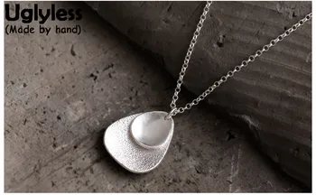 Uglyless S 990 Fine Silver Women Double Layers Waterdrop Pendants Necklaces without Chain Simple Handmade Brushed Jewelry Bijoux
Uglyless S 990 Fine Silver Women Double Layers Waterdrop Pendants Necklaces without Chain Simple Handmade Brushed Jewelry Bijoux