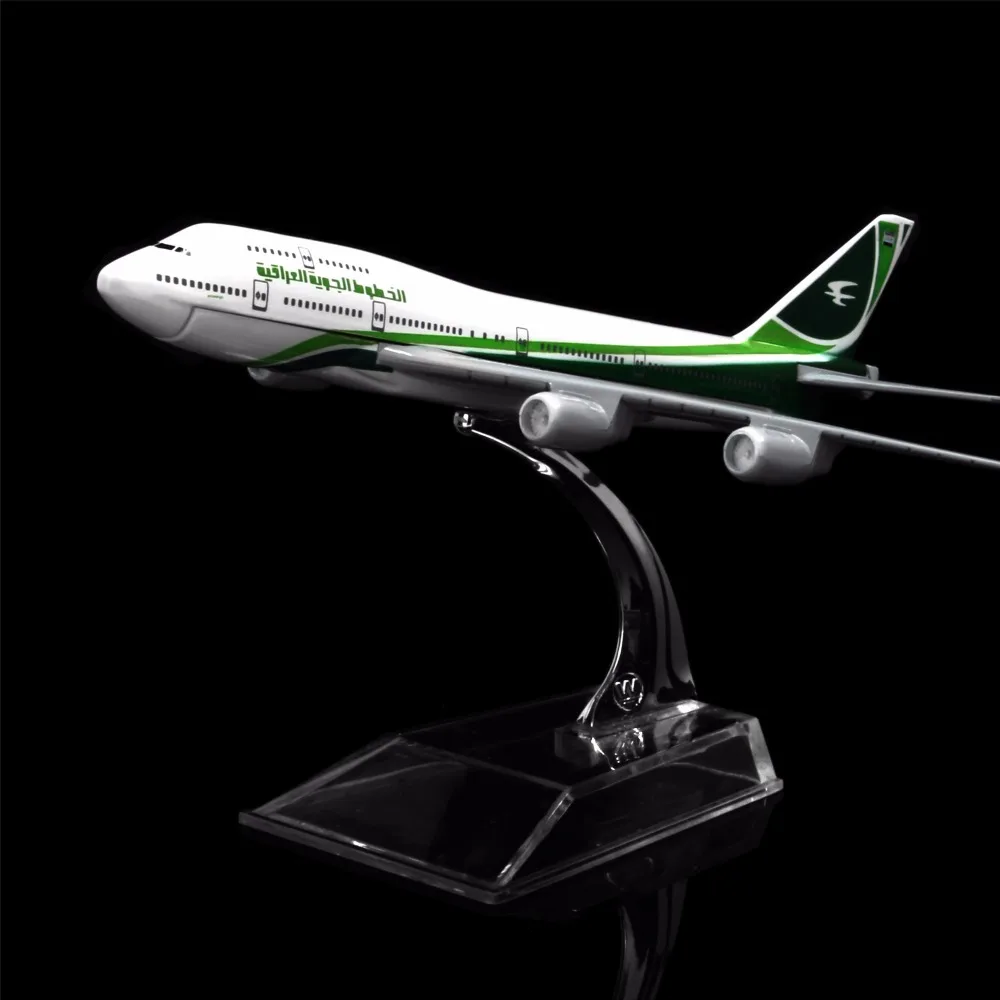 1:400 16cm IRAQ Airlines Boeing 747 Metal Airplane Model Office Decoration Toy Gift Idea
1:400 16cm IRAQ Airlines Boeing 747 Metal Airplane Model Office Decoration Toy Gift Idea