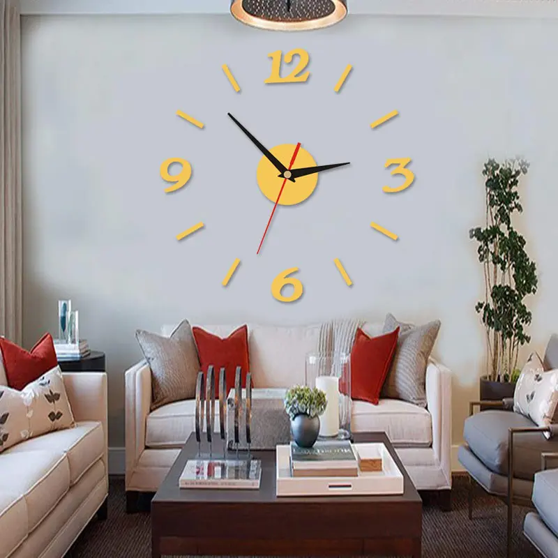 Acrylic Quiet Livingroom Decoration Creative DIY Interior Design Wall Clock Home Decor Holiday Office Windows
Acrylic Quiet Livingroom Decoration Creative DIY Interior Design Wall Clock Home Decor Holiday Office Windows