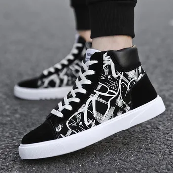 Autumn Men'S High-Top Shoes Korean Version Cool Hard-Wearing And Non-Slip Men'S Shoes Fashion Casual Trend Youth Shoes Male
Autumn Men'S High-Top Shoes Korean Version Cool Hard-Wearing And Non-Slip Men'S Shoes Fashion Casual Trend Youth Shoes Male