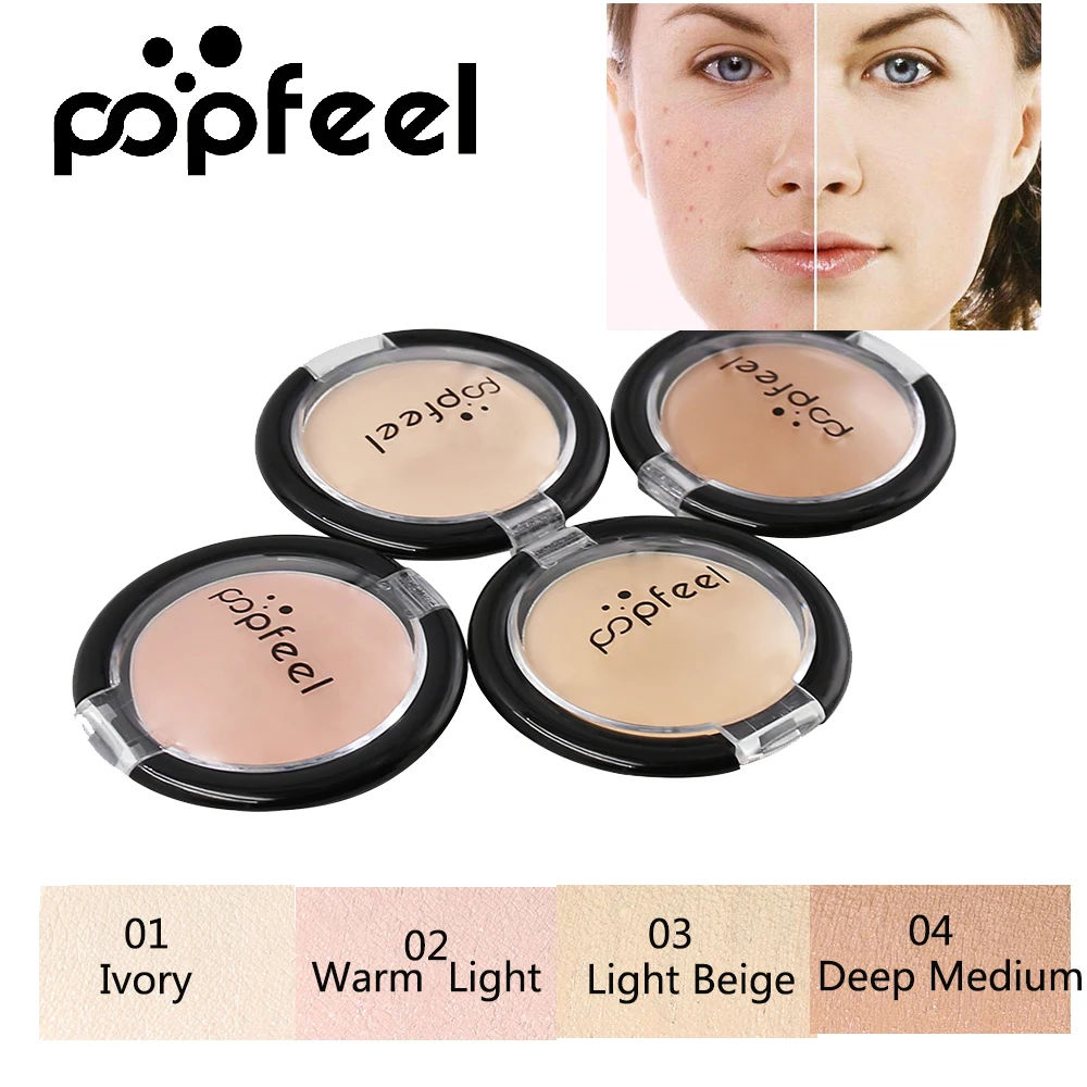 Popfeel Foundation Powder Concealer Cream Makeup Tools Flawless Texture Concealer Facial Cover Brighten Skin Make up for Women
Popfeel Foundation Powder Concealer Cream Makeup Tools Flawless Texture Concealer Facial Cover Brighten Skin Make up for Women