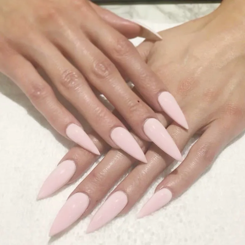Ins Light Pink Nails With Design Pointed Finished Minimalist Round Head Full Cover Nail Art Adhesive Lot With Glue 24Count
Ins Light Pink Nails With Design Pointed Finished Minimalist Round Head Full Cover Nail Art Adhesive Lot With Glue 24Count
