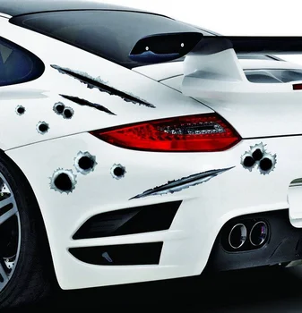 by DHL or Fedex 1000pcs 3D Fake Bullet Holes Gun Shots Car Sticker Creative Funny Helmet Stickers Car Styling Auto Accessories
by DHL or Fedex 1000pcs 3D Fake Bullet Holes Gun Shots Car Sticker Creative Funny Helmet Stickers Car Styling Auto Accessories