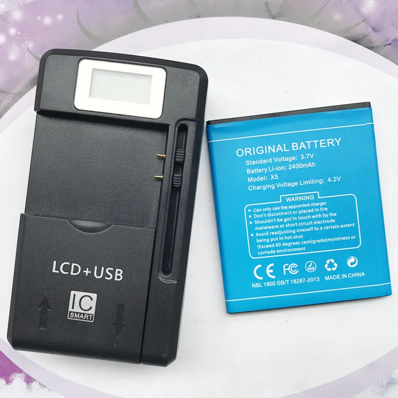 For DOOGEE X5 Battery 2400mAh Cell Phone Batteries For DOOGEE X5 Pro Battery DOOGEE X5S With LCD Desktop Charger
For DOOGEE X5 Battery 2400mAh Cell Phone Batteries For DOOGEE X5 Pro Battery DOOGEE X5S With LCD Desktop Charger
