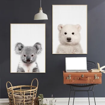 Baby Koala Sloth Polar Bear Animal Art Canvas Poster Wall Pictures for Living Room No Frame
Baby Koala Sloth Polar Bear Animal Art Canvas Poster Wall Pictures for Living Room No Frame