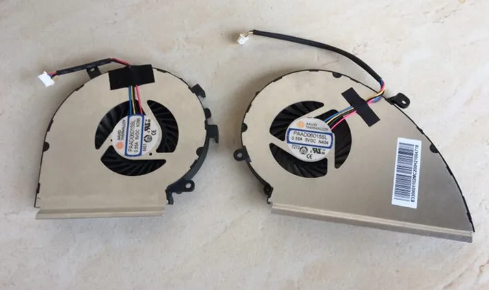 Original NEW CPU GPU Fan for MSI GE72VR GP72VR GP72MVR PAAD06015SL N366 N372