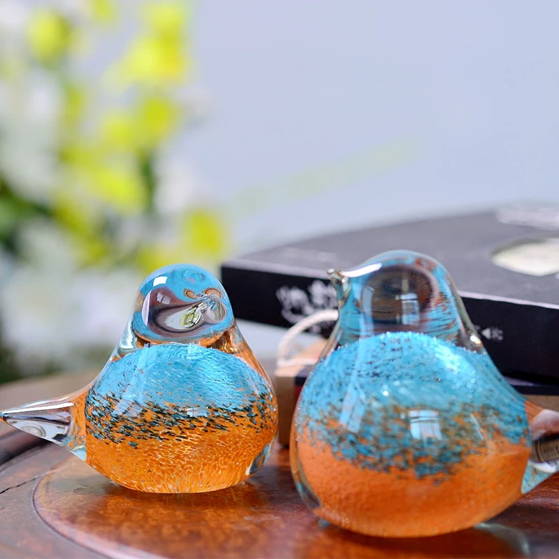 Modern Crystal Glass Birds Decorative Coloured Glaze Crafts Fairy Gadern Figurines & Miniatures Desktop Furnishing Home Decor
Modern Crystal Glass Birds Decorative Coloured Glaze Crafts Fairy Gadern Figurines & Miniatures Desktop Furnishing Home Decor