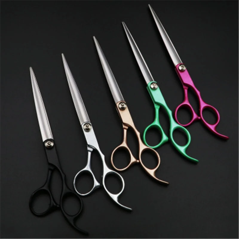High Quality Professional Stainless Steel Pet Grooming Scissors 7.0 Inch Scissors Split Scissors 5 Color Dog Scissors
High Quality Professional Stainless Steel Pet Grooming Scissors 7.0 Inch Scissors Split Scissors 5 Color Dog Scissors