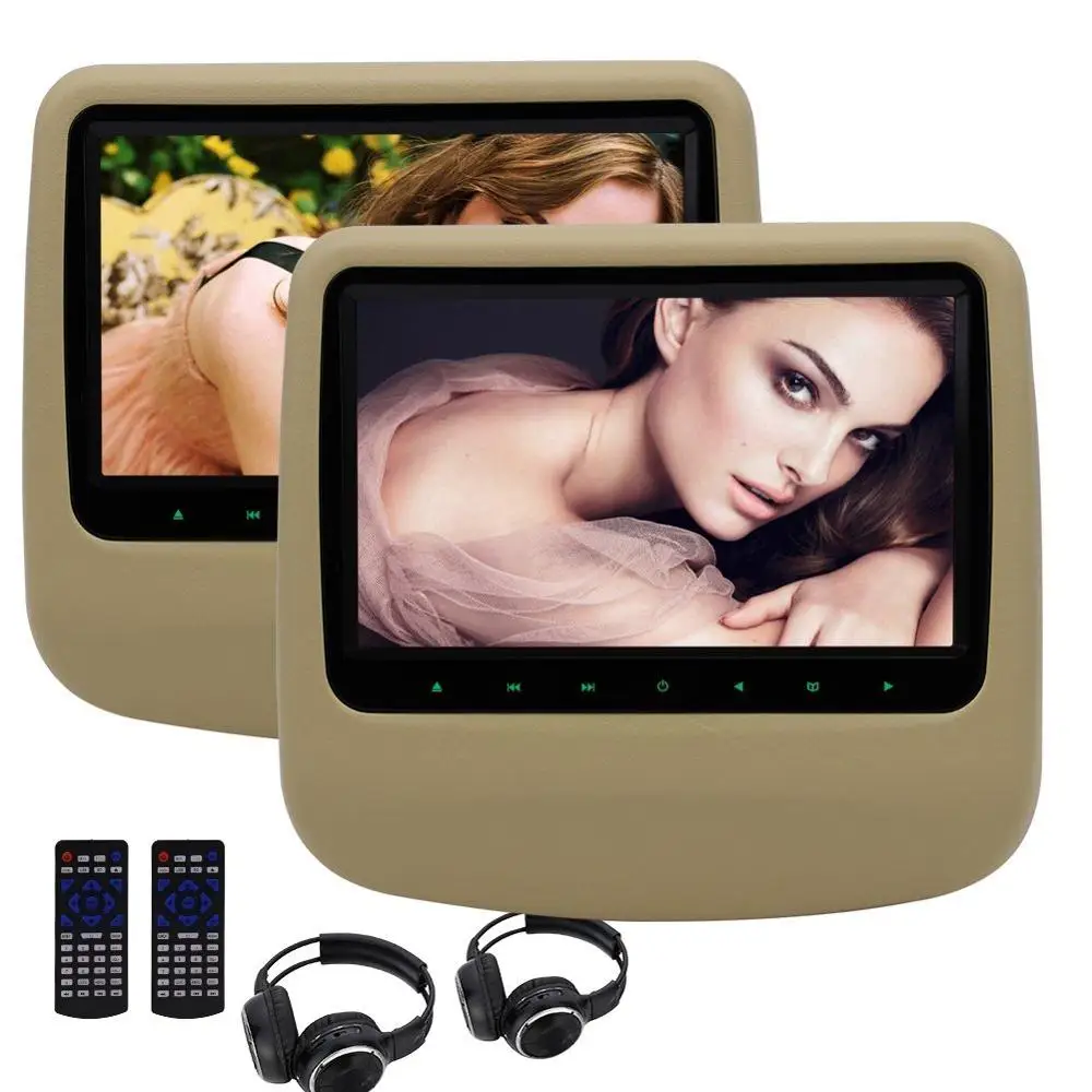 Twin IR Headphones Pair of Backseat Headrest DVD Player Digital Screen Monitors 1080P CD Player Cigar Ligher Charger USB/SD HDMI
Twin IR Headphones Pair of Backseat Headrest DVD Player Digital Screen Monitors 1080P CD Player Cigar Ligher Charger USB/SD HDMI
