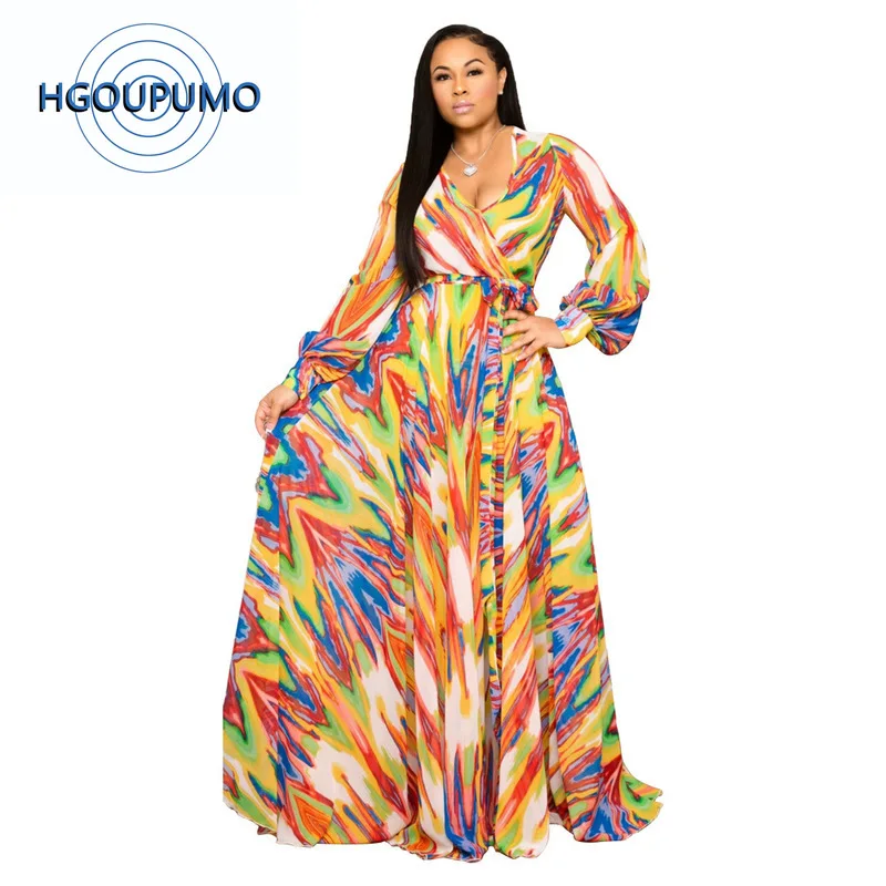 Rainbow Tie Dye Sexy Chiffon Maxi Dress Women Deep V Neck Long Lantern Sleeve Bohemian Dress Summer High Waist Sash Beach Dress
Rainbow Tie Dye Sexy Chiffon Maxi Dress Women Deep V Neck Long Lantern Sleeve Bohemian Dress Summer High Waist Sash Beach Dress