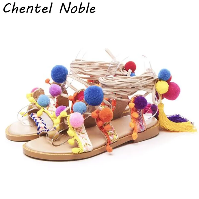 Colorful Ball Bohemian Celebrity Wind With Roman Shoes Female Summer 2019 New Strap High Quality Flats Sandals Large Size
Colorful Ball Bohemian Celebrity Wind With Roman Shoes Female Summer 2019 New Strap High Quality Flats Sandals Large Size