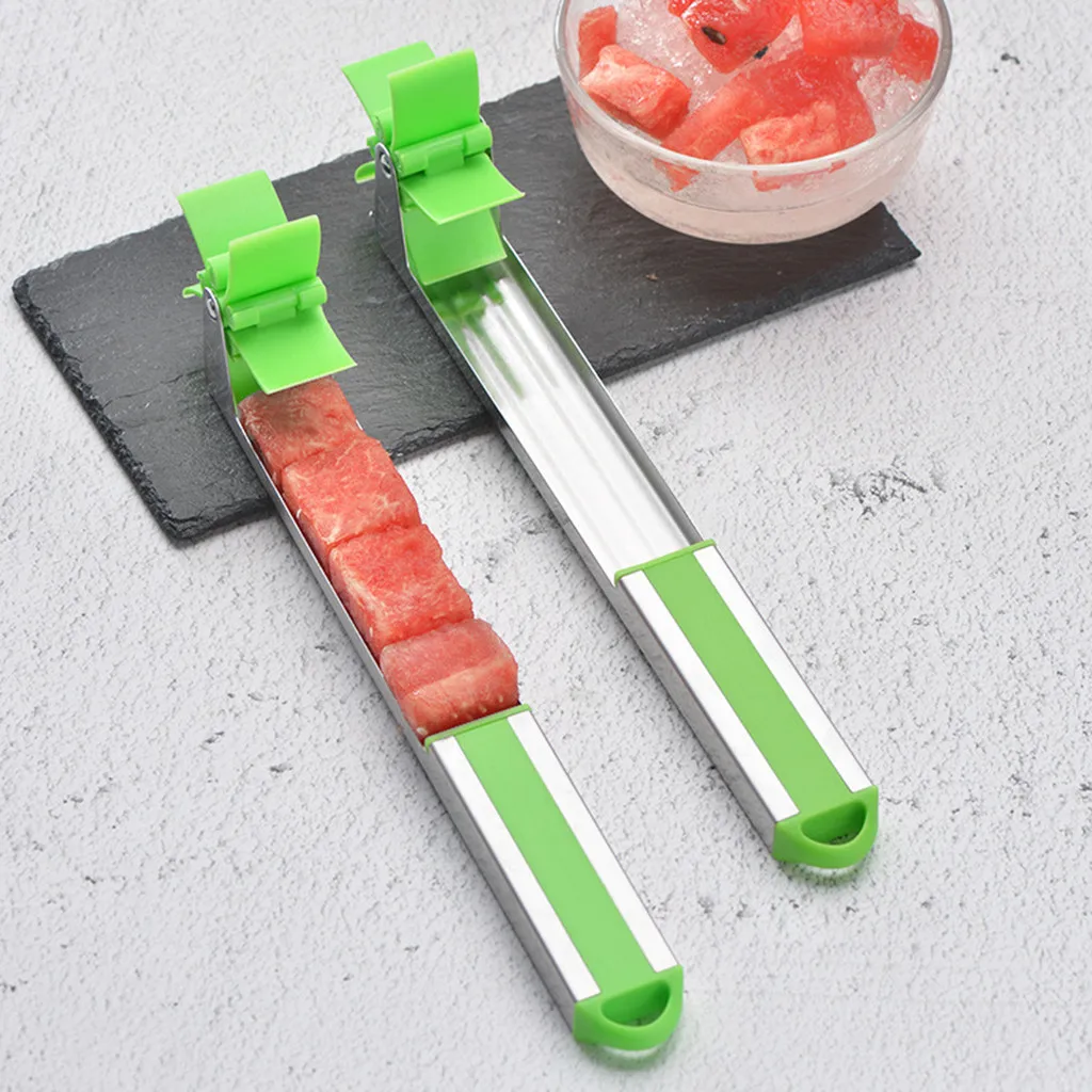 2Pcs Watermelon Slicer Cutter Tongs Corer Fruit Melon Stainless Steel Tools NEW Watermelon Cutting Refreshing Watermelon Cubes
2Pcs Watermelon Slicer Cutter Tongs Corer Fruit Melon Stainless Steel Tools NEW Watermelon Cutting Refreshing Watermelon Cubes