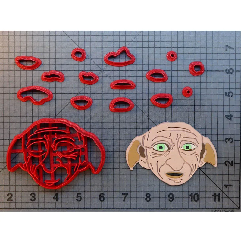Harri Potter Dobby Cookie Cutter Fondant Cupcake Top Molds Made 3D Printed Cookie Cake Decorating Tools cortadores de fondant
Harri Potter Dobby Cookie Cutter Fondant Cupcake Top Molds Made 3D Printed Cookie Cake Decorating Tools cortadores de fondant