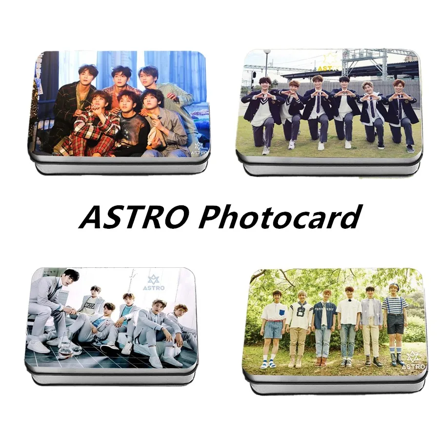 Kpop Astro Album HD Photocard Rocky MJ JINJIN Polaroid Lomo Photo Card with Metal Box
Kpop Astro Album HD Photocard Rocky MJ JINJIN Polaroid Lomo Photo Card with Metal Box