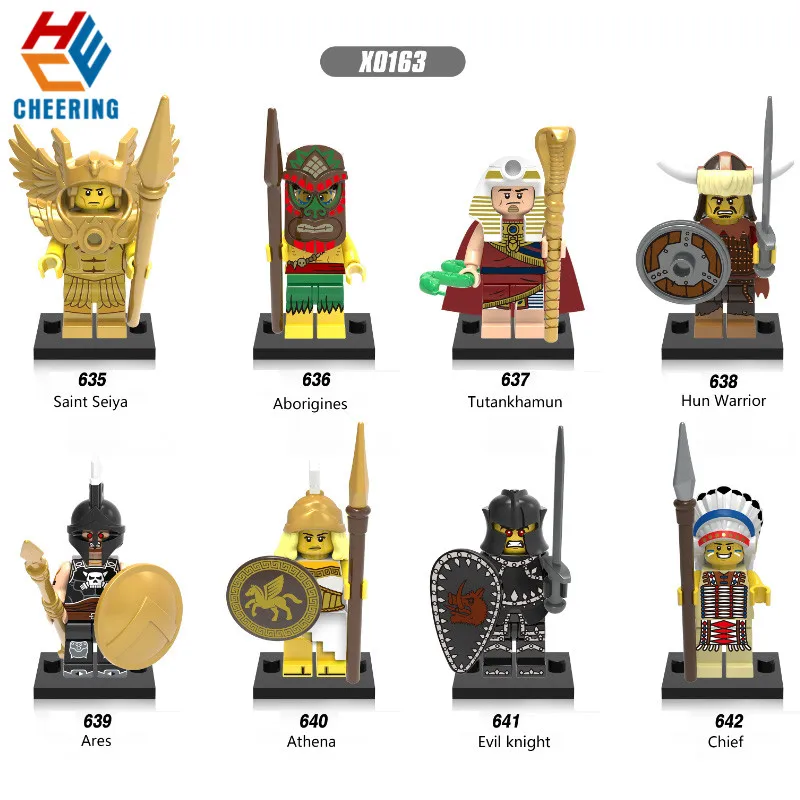 Single Sale Building Blocks Super Heroes Medieval Knights Arvoesine Rome Commander Children Toys Kids Gift X0163
Single Sale Building Blocks Super Heroes Medieval Knights Arvoesine Rome Commander Children Toys Kids Gift X0163