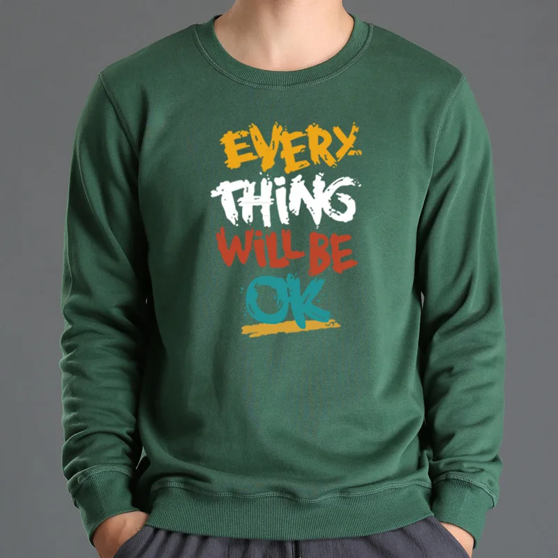 Men's Casual Crewneck Hoodie Letter Print Long Sleeve Sweatshirts Teens Cotton Thick Green Pullover for Autumn Winter M-4XL
Men's Casual Crewneck Hoodie Letter Print Long Sleeve Sweatshirts Teens Cotton Thick Green Pullover for Autumn Winter M-4XL