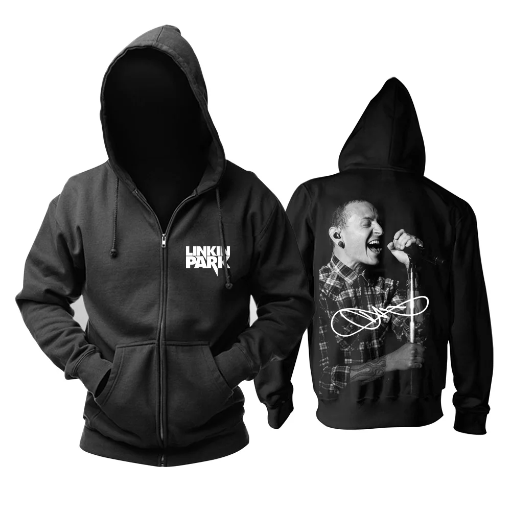 20 designs Harajuku Linkin Park zipper Sweatshirt Rock Hoodies winter jacket men women punk new metal Rap Hip Hop clothing
20 designs Harajuku Linkin Park zipper Sweatshirt Rock Hoodies winter jacket men women punk new metal Rap Hip Hop clothing