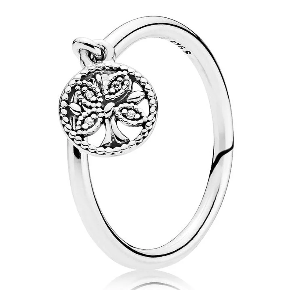 New 925 Sterling Silver Ring Tree Of Love With Crystal Rings For Women Wedding Party Gift Fine Pandora Jewelry
New 925 Sterling Silver Ring Tree Of Love With Crystal Rings For Women Wedding Party Gift Fine Pandora Jewelry