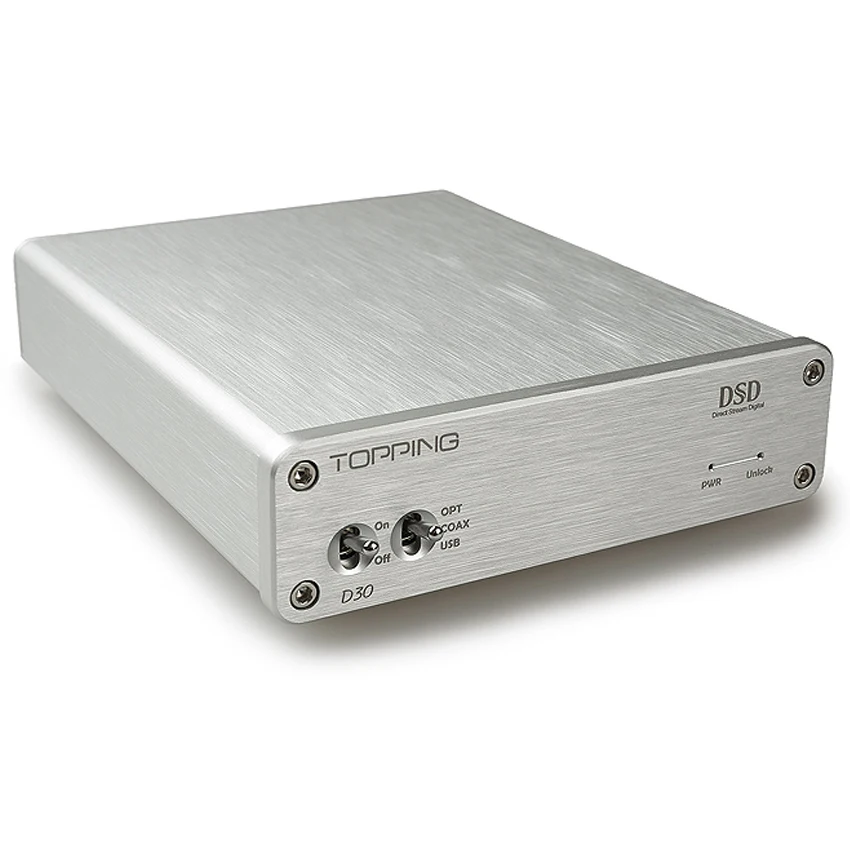 

TOPPING D30 DSD Audio Decoder USB DAC Coaxial Optical Fiber XMOS CS4398 24Bit 192KHz amplifier DSD64