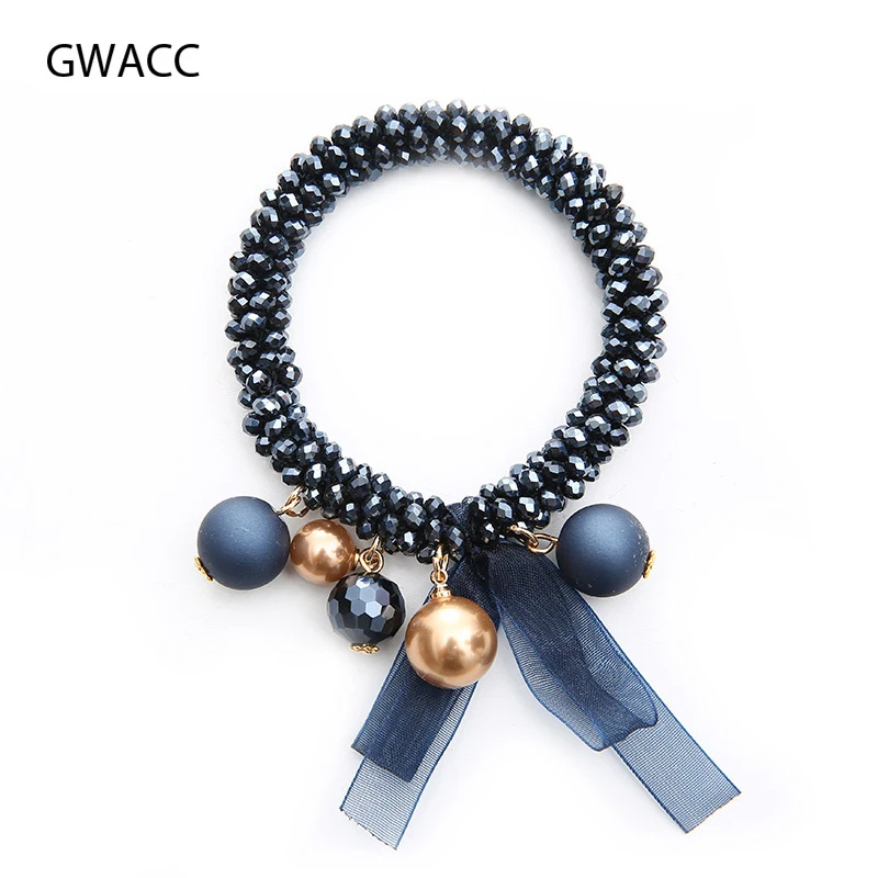 GWACC Trendy Silk Ribbon Beads Strand Bracelets for Women Gift Crystal Elastic Handmade Multicolor Bracelets Jewelry boho
GWACC Trendy Silk Ribbon Beads Strand Bracelets for Women Gift Crystal Elastic Handmade Multicolor Bracelets Jewelry boho
