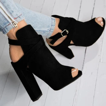 2019 Women Summer Suede Platform Block 11.5cm High Heels Dress Slingback Sandals Lady Chunky Pumps Female Open Toe Sandals Shoes
2019 Women Summer Suede Platform Block 11.5cm High Heels Dress Slingback Sandals Lady Chunky Pumps Female Open Toe Sandals Shoes