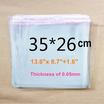 400 X (35*26cm)Long Width Clear Adhesive Packaging Bag Apparel Bra Sealing OPP Bags Wholesale
400 X (35*26cm)Long Width Clear Adhesive Packaging Bag Apparel Bra Sealing OPP Bags Wholesale