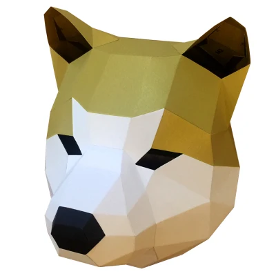 2018 Creative handicraft Akita Dog Head Mask Paper Matrix Cosplay 3D DIY Mask Ball Costume Party Man Women Kids Fancy Best Gift
2018 Creative handicraft Akita Dog Head Mask Paper Matrix Cosplay 3D DIY Mask Ball Costume Party Man Women Kids Fancy Best Gift