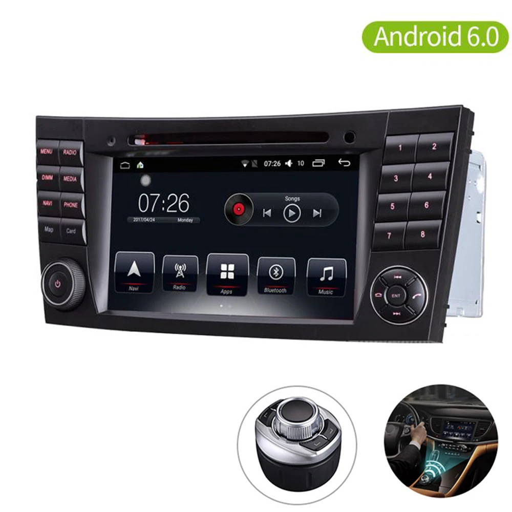 2DIN Android 7 1 автомобильный Радио мультимедийный плеер 2G/16G для Mercedes/Benz/E