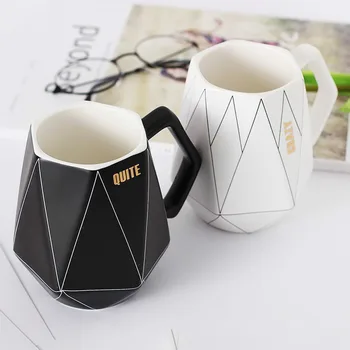 Creative Diamond Style Ceramic Morning Mug Black or White Porcelain Cups for Coffee Milk Tea Unique Sweethearts Gift SH238
Creative Diamond Style Ceramic Morning Mug Black or White Porcelain Cups for Coffee Milk Tea Unique Sweethearts Gift SH238