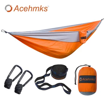 Acehmks Hammock Ultralight Camping Swing With 2 Tree Straps Double XXXL Size 300CM*200CM
Acehmks Hammock Ultralight Camping Swing With 2 Tree Straps Double XXXL Size 300CM*200CM