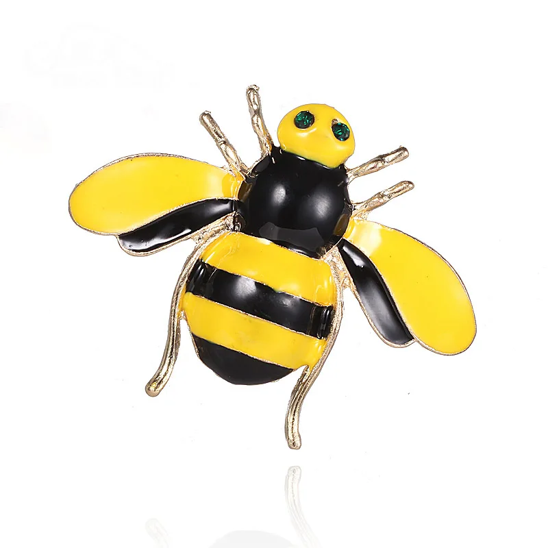 UALGL Fashion Jewelry Cute Insect Hornets Lovely Big Enamel Bee 18K Gold Plated Brooches Broche de Abeja For Wedding For Women
UALGL Fashion Jewelry Cute Insect Hornets Lovely Big Enamel Bee 18K Gold Plated Brooches Broche de Abeja For Wedding For Women