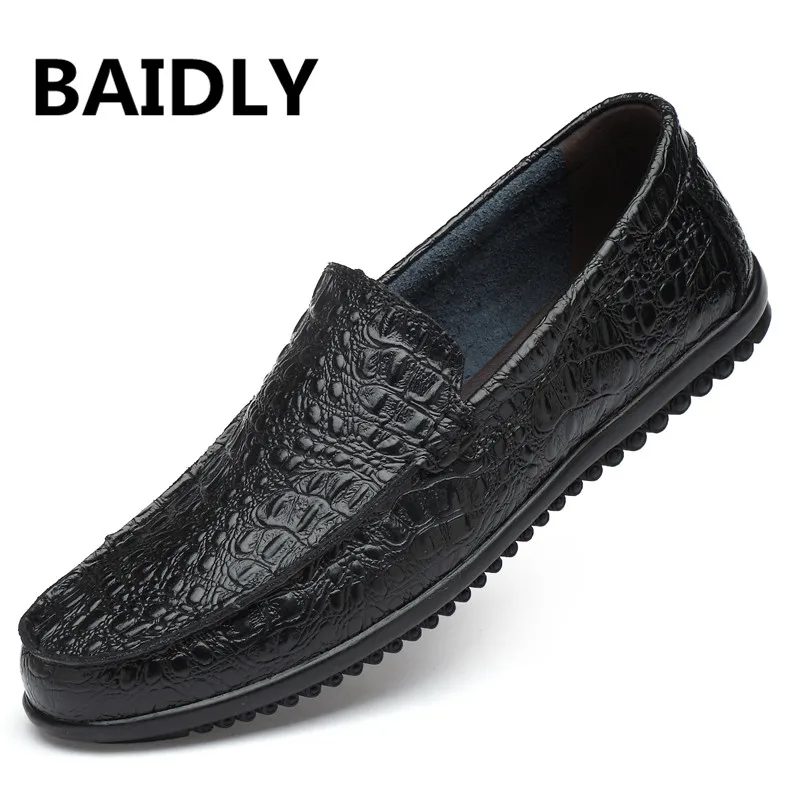 New Men Genuine Leather Shoes Fashion Casual Male Leather Shoes Brand Wedding Shoes Slip on Men Leather Loafers Big Size
New Men Genuine Leather Shoes Fashion Casual Male Leather Shoes Brand Wedding Shoes Slip on Men Leather Loafers Big Size