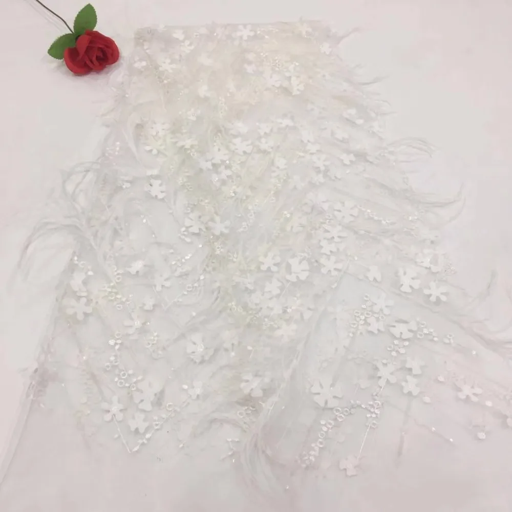 5yards jio001# luxury offwhite flower 3d feather embroidery lace fabric for wedding bridal dress
5yards jio001# luxury offwhite flower 3d feather embroidery lace fabric for wedding bridal dress