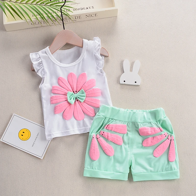 baby girls summer flower clothes set 2019 newborn fashion sleeveless clothing suit infant toddler vest+shorts 2pcs tracksuit
baby girls summer flower clothes set 2019 newborn fashion sleeveless clothing suit infant toddler vest+shorts 2pcs tracksuit