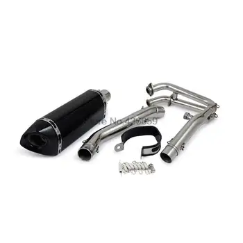 Motorbike Stainless Exhaust FULL System with CARBON Muffler For Kawasaki Ninja 250R 2008 2009 2010 2011 2012 Motorcycle
Motorbike Stainless Exhaust FULL System with CARBON Muffler For Kawasaki Ninja 250R 2008 2009 2010 2011 2012 Motorcycle
