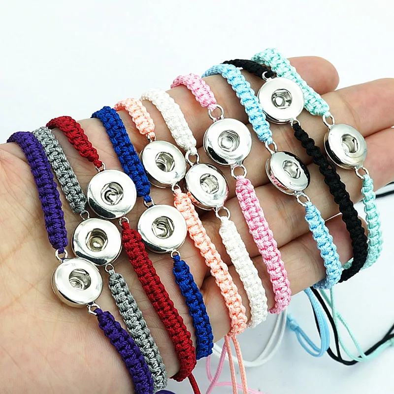 Fashion Colorful manual Rope snap bracelets 15cm adjustable kids fit 12mm snap buttons wholesale SE0145
Fashion Colorful manual Rope snap bracelets 15cm adjustable kids fit 12mm snap buttons wholesale SE0145