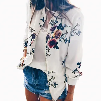 Zipper Floral Print Jacket Women Autumn Long Sleeve O Neck Casual Bomber Jacket Coat Loose Fashion Vintage Ladies Tops Outerwear
Zipper Floral Print Jacket Women Autumn Long Sleeve O Neck Casual Bomber Jacket Coat Loose Fashion Vintage Ladies Tops Outerwear