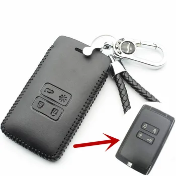 Genuine Leather Car Key Case Cover Holder Wallet For Renault Koleos Kadjar Fluence 4 Button Smart Remote Key Protective Bag
Genuine Leather Car Key Case Cover Holder Wallet For Renault Koleos Kadjar Fluence 4 Button Smart Remote Key Protective Bag